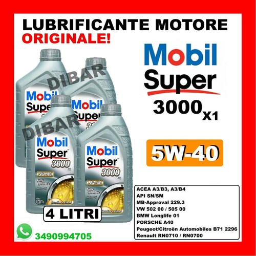 Olio motore mobil super 3000 - super,