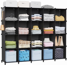 20-Cubi Nero Organizzatore di
