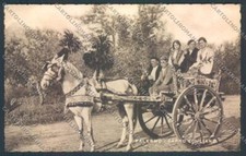 Palermo Carretto Siciliano Asino cartolina ZT8356