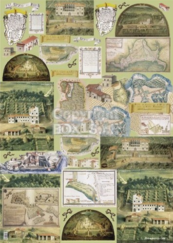 Carta decoupage cascinali - carta,