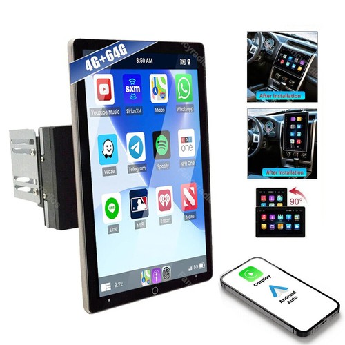 Autoradio girevole 4 64g - girevole, 10.1"