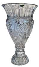 VTG SHANNON CRYSTAL Lrge 16"  24% Crystal Vase Designs Of Ireland Made IN Czech