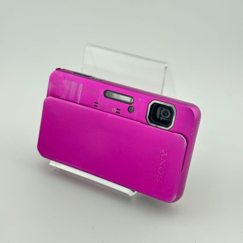 Fotocamera compatta rosa sony - fotocamera,