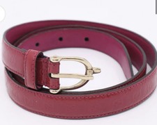 cintura gucci gg rosa vernice