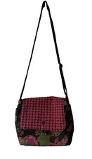 Borsa messenger floreale
