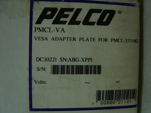 Pelco pmcl piastra - pmcl-va,