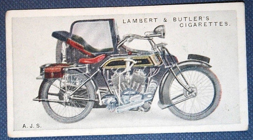 Ajs motorcycle sidecar outfit - ajs,