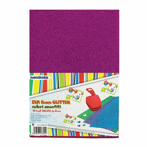 Fogli eva foam glitter a4 - fogli,