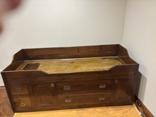 Letto Antico In Legno Massello Stile Marina