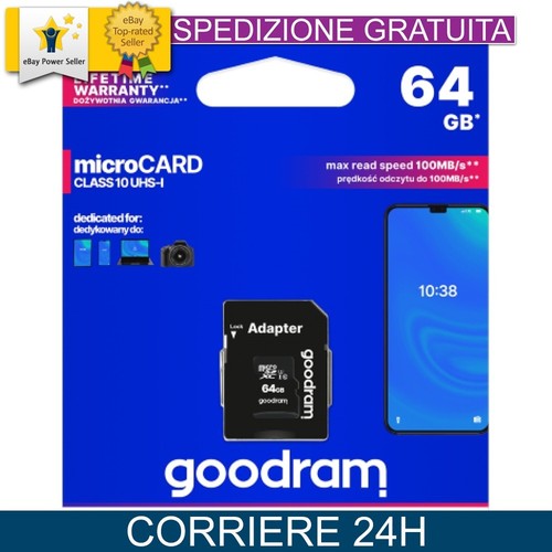 Goodram microsd 64gb class - goodram, 10