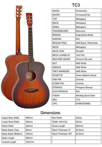 Chitarra tanglewood folk - chitarra,