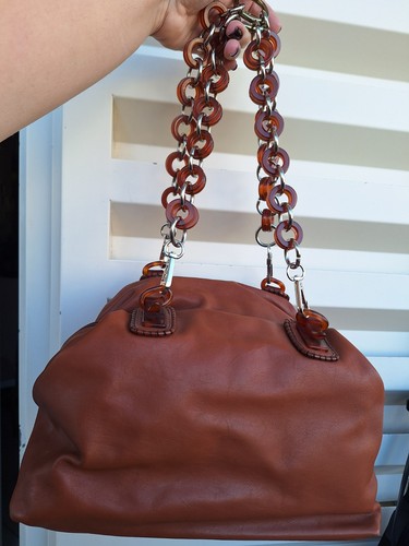Borsa marrone marca - borsa, marrone,