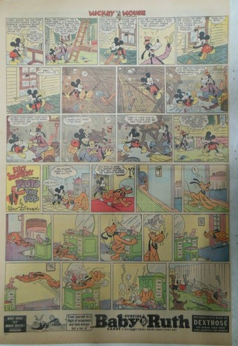 Topolino plutone sunday page - topolino, e