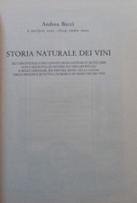 Storia naturale dei - dei, vini