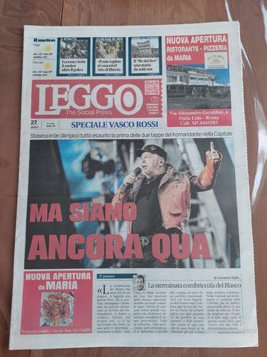 Vasco rossi leggo giugno - vasco,