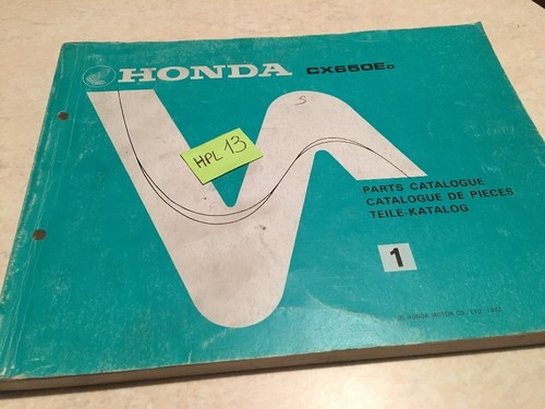Catalogo ricambi honda - ricambi, cx650e