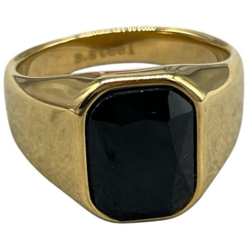 Anello uomo pietra - anello, nera