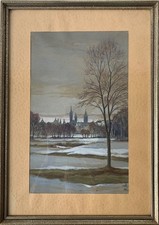 Acquerello 1941 In Inverno Nel