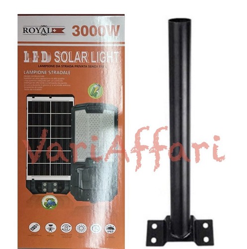 Lampione stradale solare - lampione, faro