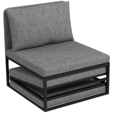 HOMCOM Poltrona Letto Moderna