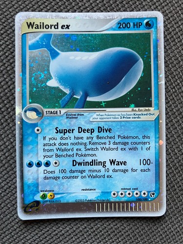 Wailord 100 pokemon - wailord, ex