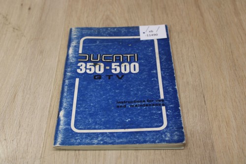 Ducati 350 500 gtv - 500, istruzioni