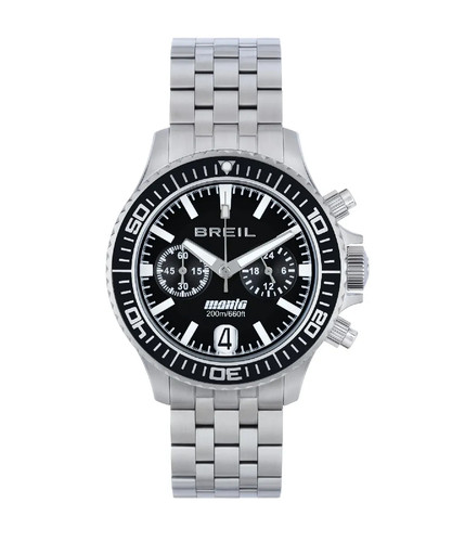 Orologio silver black manta - black,