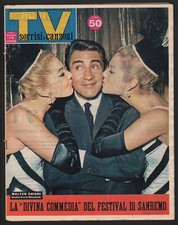 SORRISI 4/1963 MINA STUDIO UNO MILVA DUO FASANO SANREMO COCKY MAZZETTI SPAAK