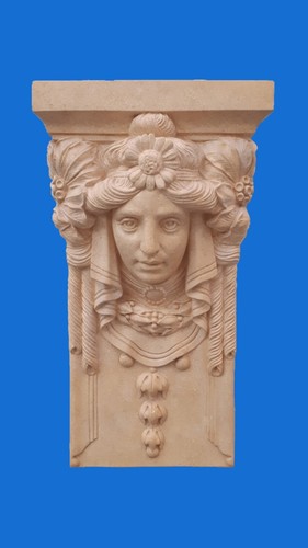 Capitello mensola gesso - capitello-mensola,