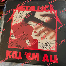 Album LP firmato METALLICA