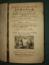 Breviarium Romanum Ex Decreto Pars Hiemalis