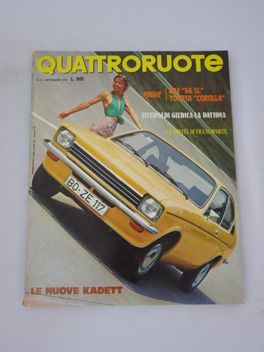 Quattroruote rivista settembre - rivista,