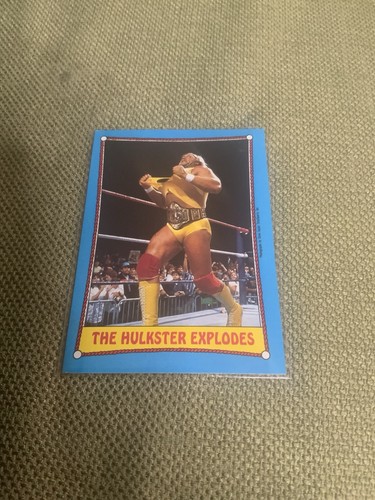 1987 topps wwf hulk hogan - -,