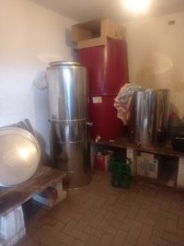 ATTREZZATURA CANTINA PER VINIFICARE Tino Acciaio Da 50 A 250 L