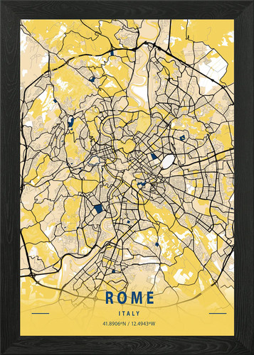 Rome yellow city - rome,