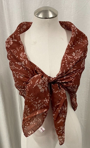 Sciarpa batik seta - , avvolgente
