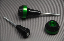 Tamponi Protezioni / Paratelaio Verde KAWASAKI Z1000 Z-1000 2014-2016