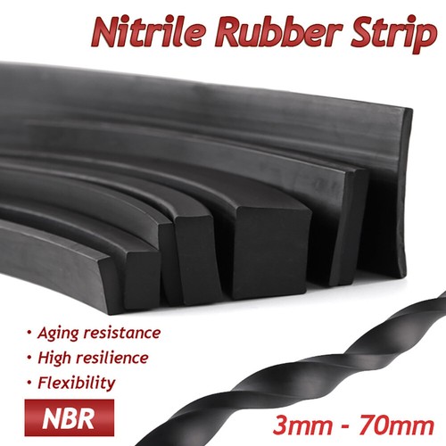 Striscia gomma nitrile nero - striscia, in