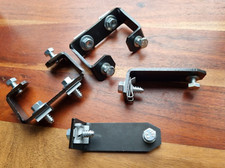 RENAULT 5 GT TURBO NUOVO STAFFE FISSAGGIO PARAURTI ANTERIORE E POSTERIORE + RACCORDI