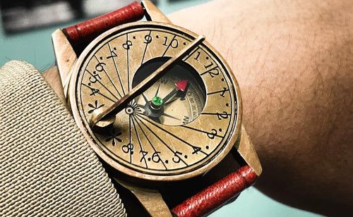 Orologio steampunk meridiana - orologio,