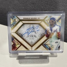 2025 Topps Diamond Icons Ronald Acuna #19/25 Auto Braves Icons Of The Diamond