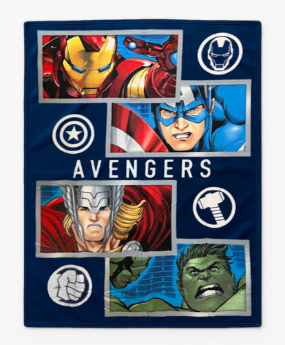 Plaid bassetti avengers - plaid,