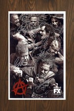 SONS OF ANARCHY locandina film firmata 11x17 con certificato di autenticità - cimeli autentici