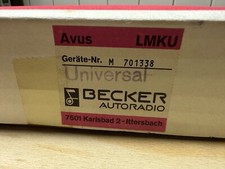 Becker AVUS LMKU, radio