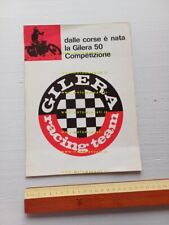 Gilera 50 Competizione 6V 1973 depliant originale ITALIANO