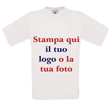 T-shirt/maglietta maniche corte personalizzata con foto, scritta stampa diretta