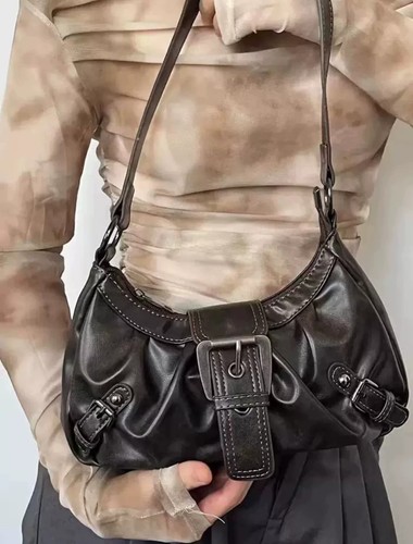 Borsa retrò ecopelle ascelle