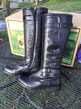 Stivali alti donna camper neri