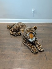 Peluche leopardo enorme grande