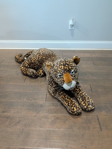 Leopard plush huge large - leopard,